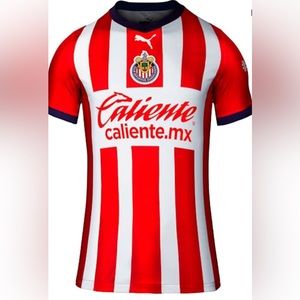 Chivas Men Home Jersey 22/23 Red, White, Navy.